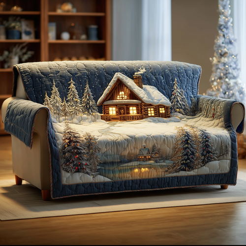 Winter Retreat Quilted Sofa Cover GFTOQA469