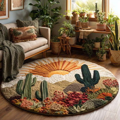 Desert Beauty Quilted Round Mat GFTOQA481