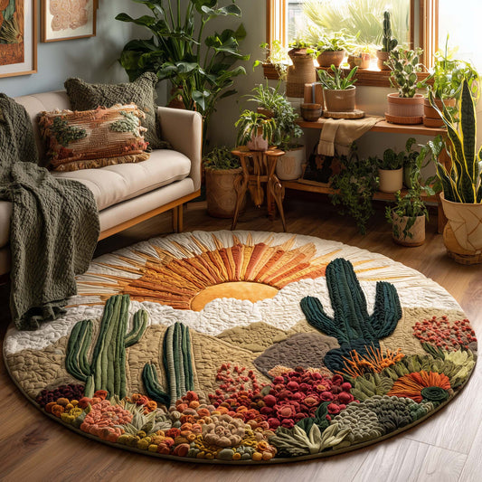 Desert Beauty Quilted Round Mat GFTOQA481