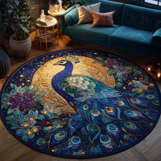 Starlit Bloom Quilted Round Mat GFTOQA486