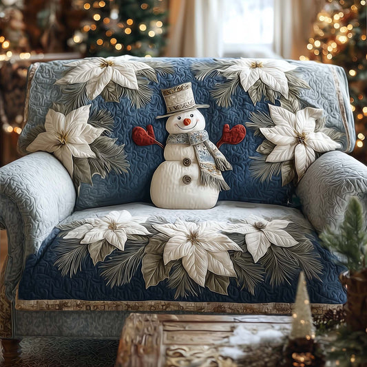Frosted Friend Quilted Sofa Cover GFTOQA496