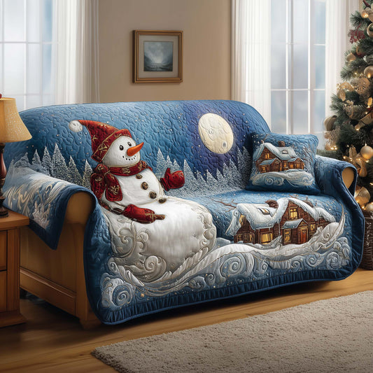 Cabin Serenity Quilted Sofa Cover GFTOQA500
