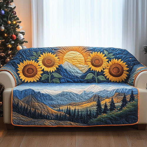 Mountain Crown Quilted Sofa Cover GFTOQA510