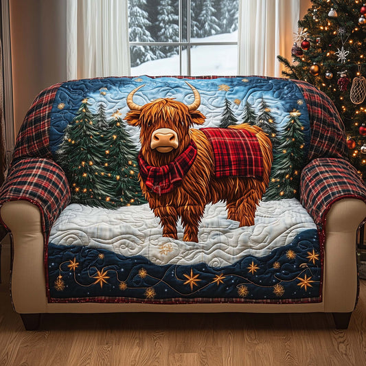 Forest Guardian Quilted Sofa Cover GFTOQA515