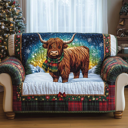 Snowfield Melody Quilted Sofa Cover GFTOQA518