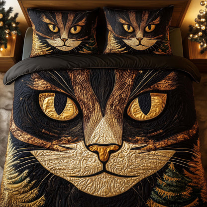Regal Amber Cat Duvet Cover Set GFTOQA554