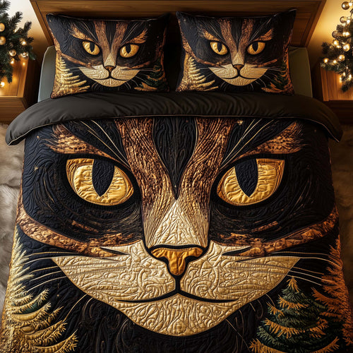 Regal Amber Cat Duvet Cover Set GFTOQA554