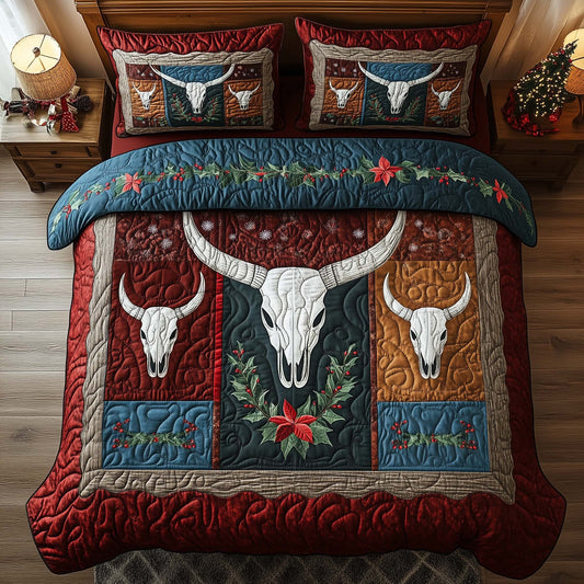 Longhorn Grid Duvet Cover Set GFTOQA558
