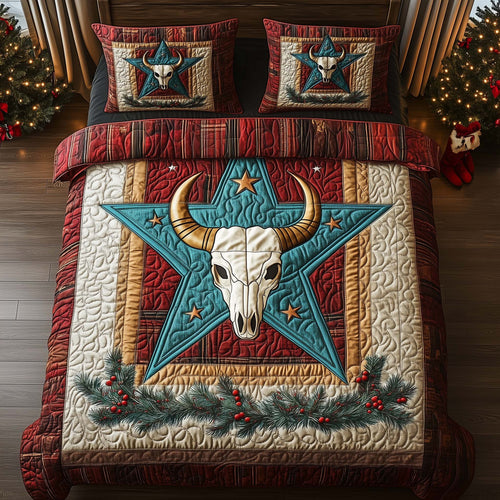 Howdy Steer Star Duvet Cover Set GFTOQA560