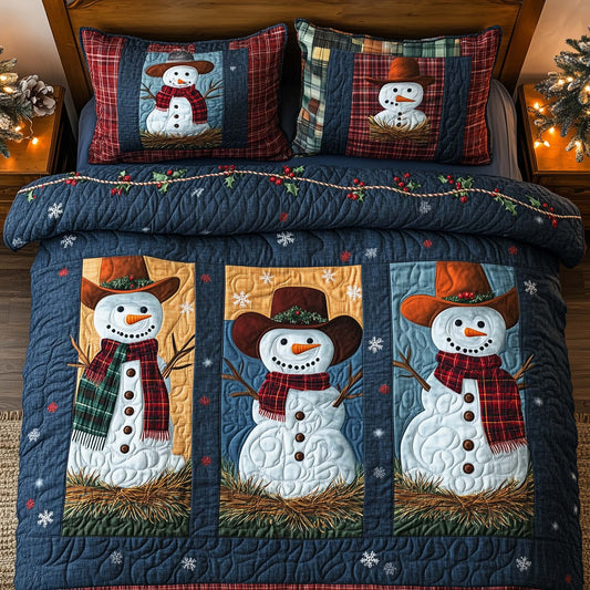 Howdy Snowman Duvet Cover Set GFTOQA561