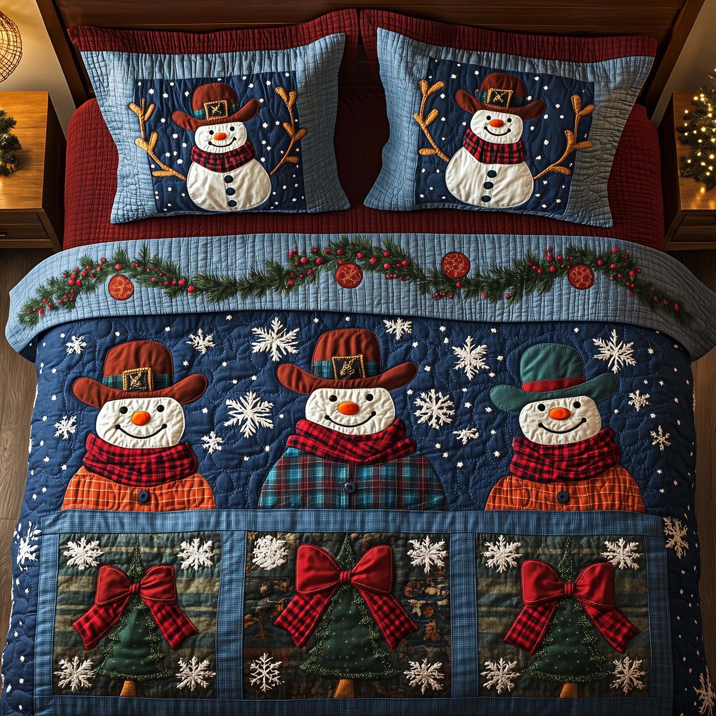 Howdy Snowman Duvet Cover Set GFTOQA562