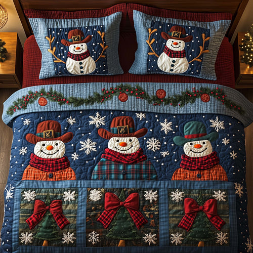 Howdy Snowman Duvet Cover Set GFTOQA562