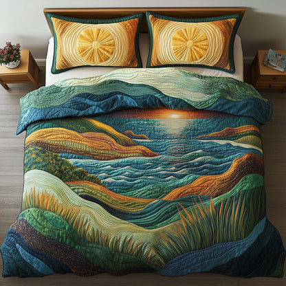 Coastal Burst Duvet Cover Set GFTOQA569