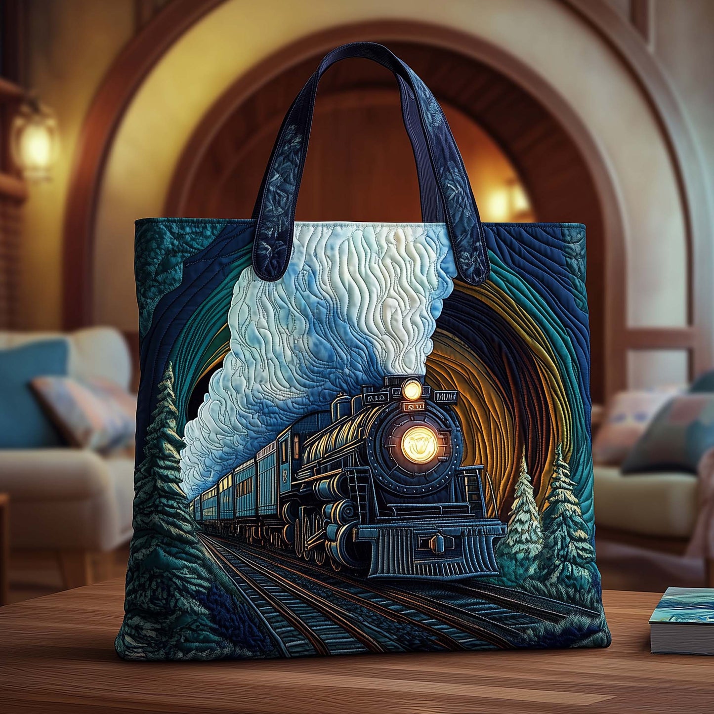 Tunnel Burst Quilted Tote Bag GFTOQA626