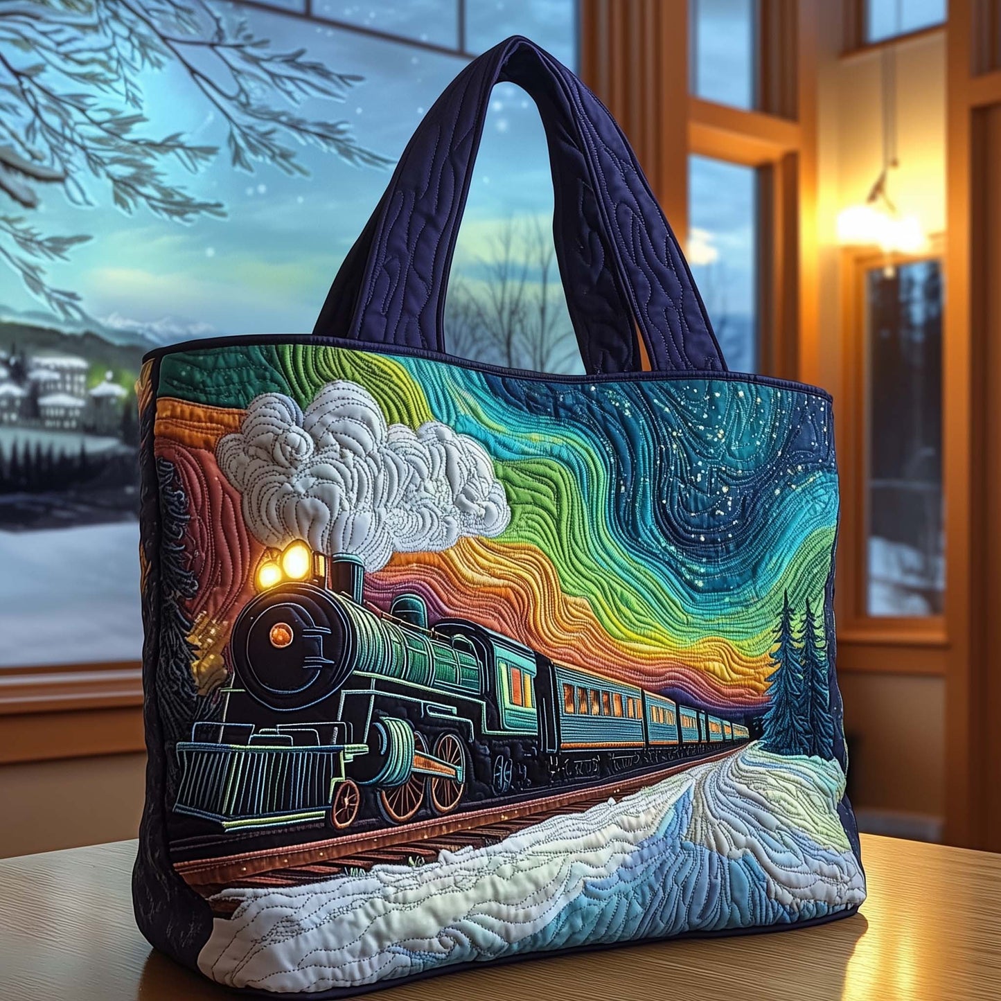 Starfall Express Quilted Tote Bag GFTOQA628