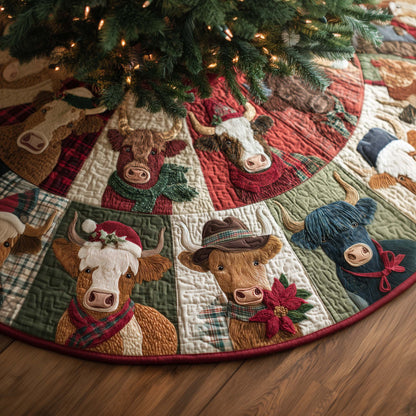 Western Party Quilted Tree Skirt GFTOQA62