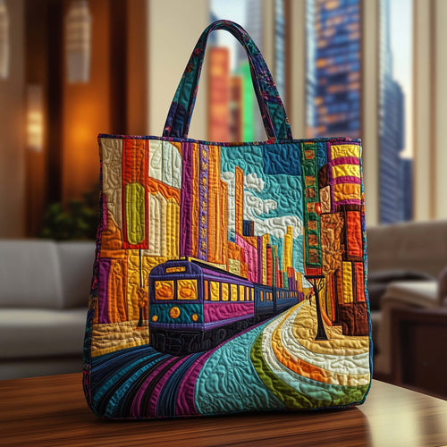 Urban Glow Quilted Tote Bag GFTOQA634