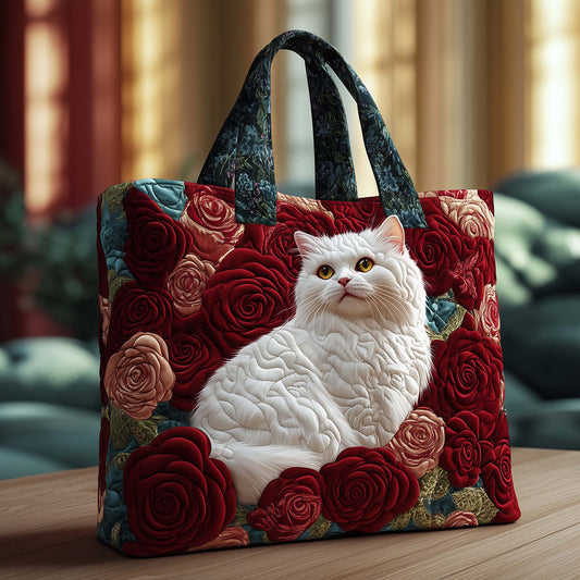Rose Persian Quilted Tote Bag GFTOQA646