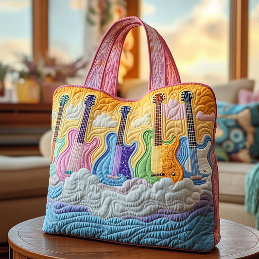 Pastel Harmony Quilted Tote Bag GFTOQA657