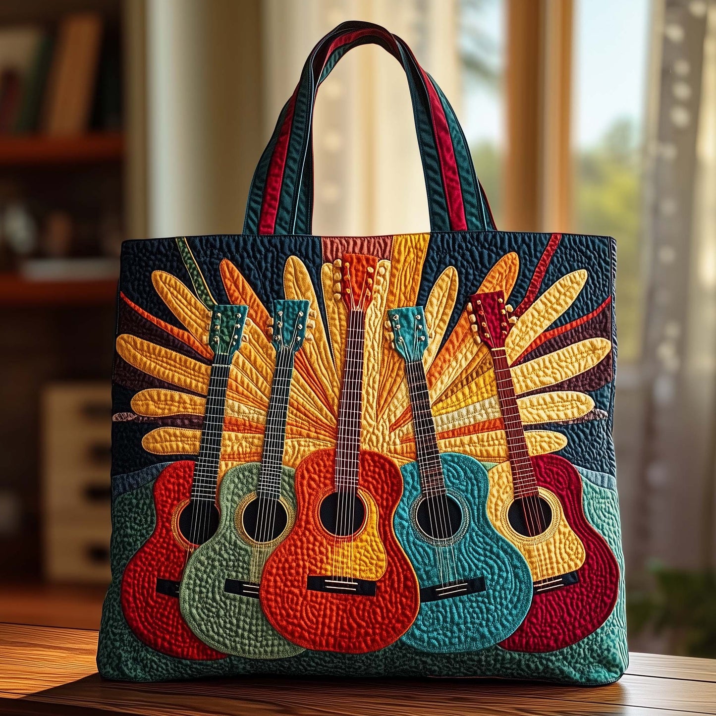 Harmony Symphony Quilted Tote Bag GFTOQA658