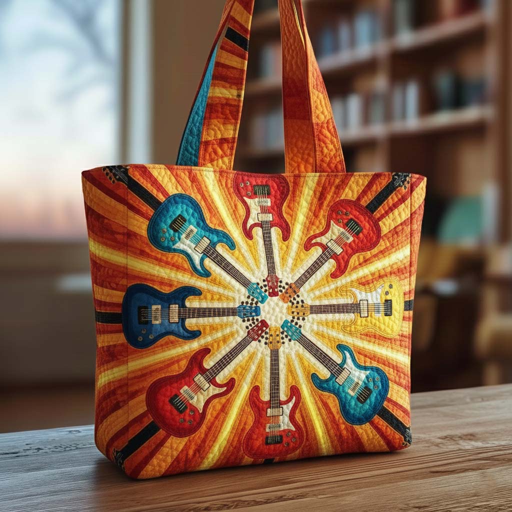 Sunburst Set Quilted Tote Bag GFTOQA661