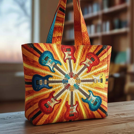 Sunburst Set Quilted Tote Bag GFTOQA661