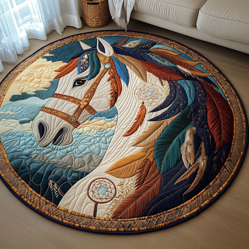 Spirit Mane Quilted Round Mat GFTOQA685