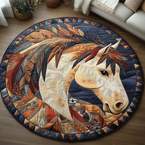 Prairie Guardian Quilted Round Mat GFTOQA687