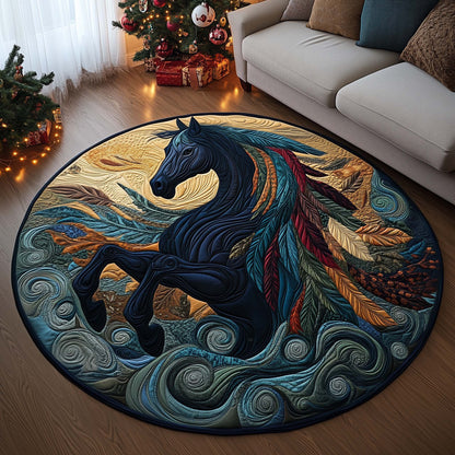 Storm Rider Quilted Round Mat GFTOQA689