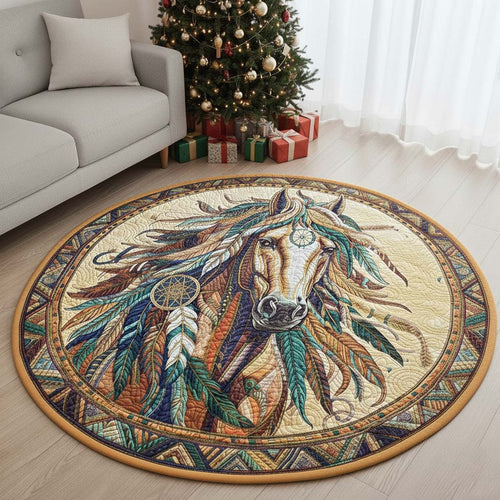Boho Spirit Quilted Round Mat GFTOQA690