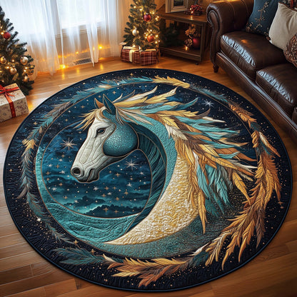 Moonlit Noble Quilted Round Mat GFTOQA693