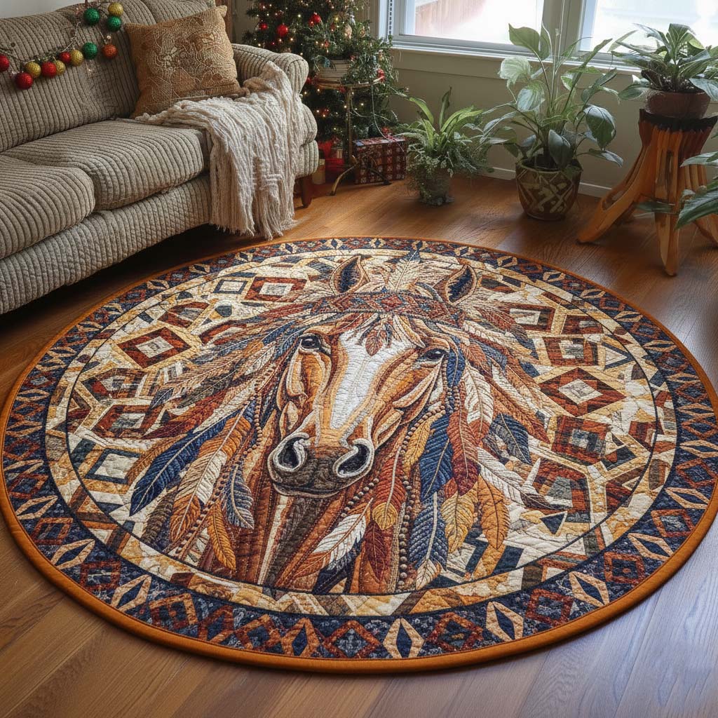 Highland Spirit Quilted Round Mat GFTOQA694