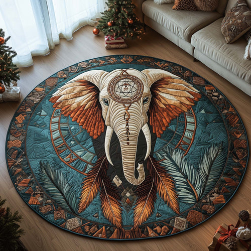 Dream Guardian Quilted Round Mat GFTOQA704
