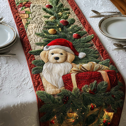 Golden Retriever Quilted Table Runner GFTOQA70