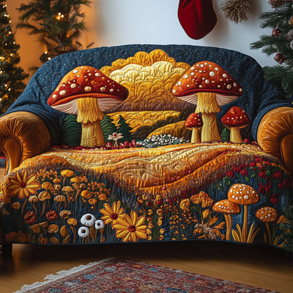 Harvest Bloom Quilted Sofa Cover GFTOQA743
