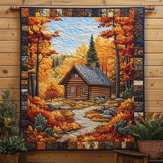 Autumn Lodge Quilted Blanket GFTOQA783