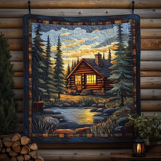 Fireside Glow Quilted Blanket GFTOQA788