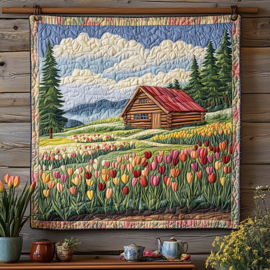 Tulip Meadow Quilted Blanket GFTOQA792