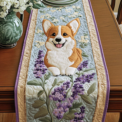Lavender Smile Quilted Table Runner GFTOQA802