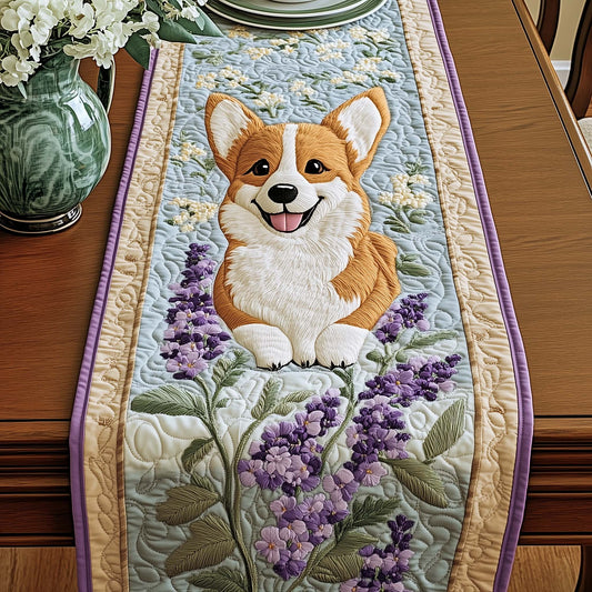 Lavender Smile Quilted Table Runner GFTOQA802