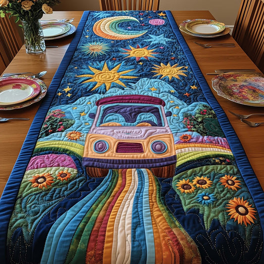 Hippie Van Quilted Table Runner GFTOQA817