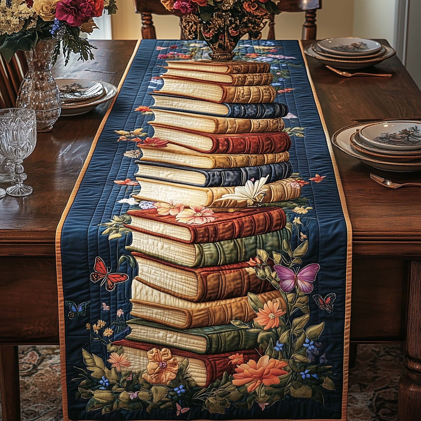 Enchanted Stack Quilted Table Runner GFTOQA821