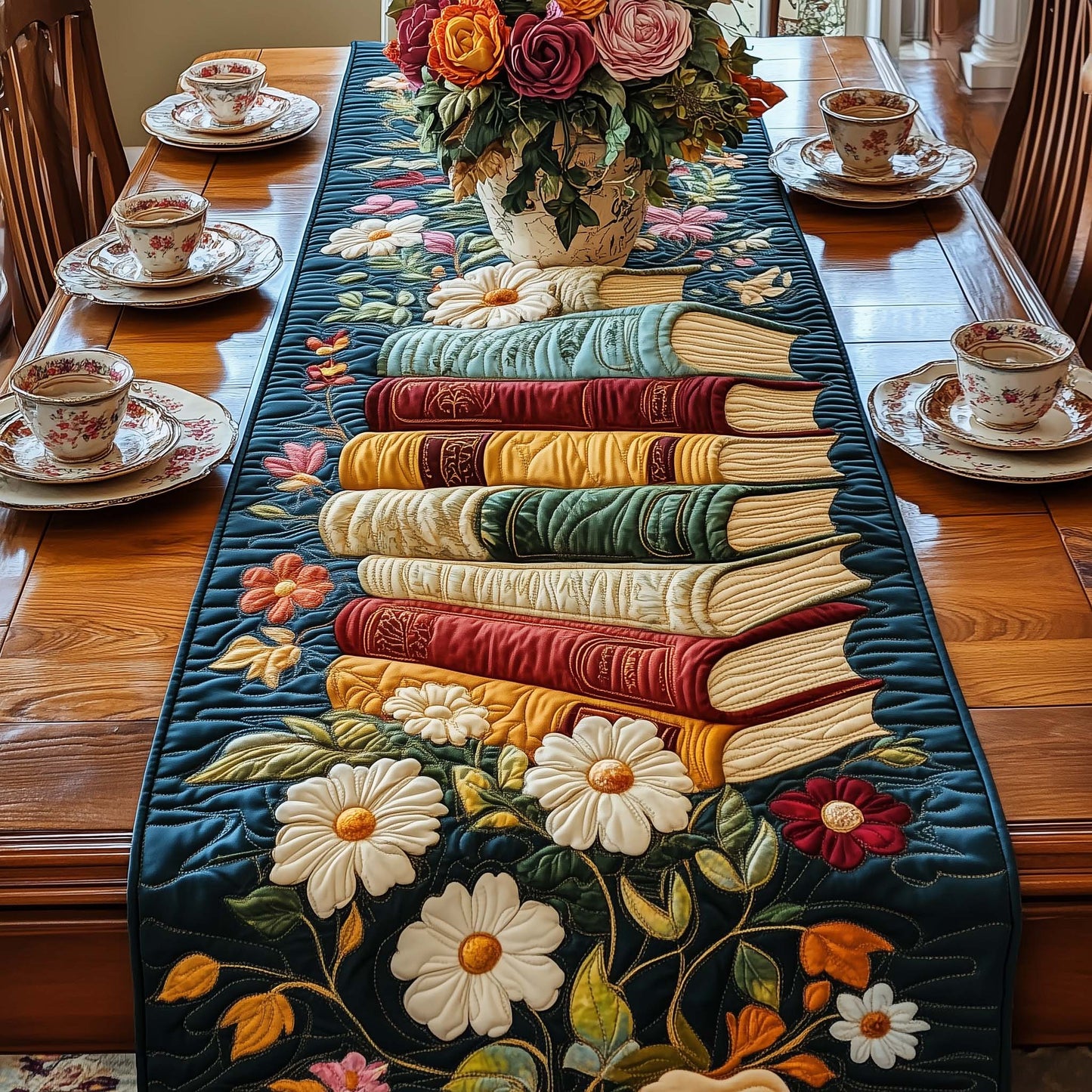 Garden Stories Quilted Table Runner GFTOQA823