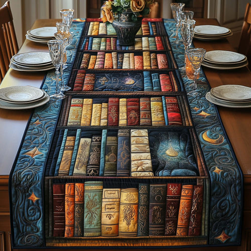 Mystic Library Quilted Table Runner GFTOQA825