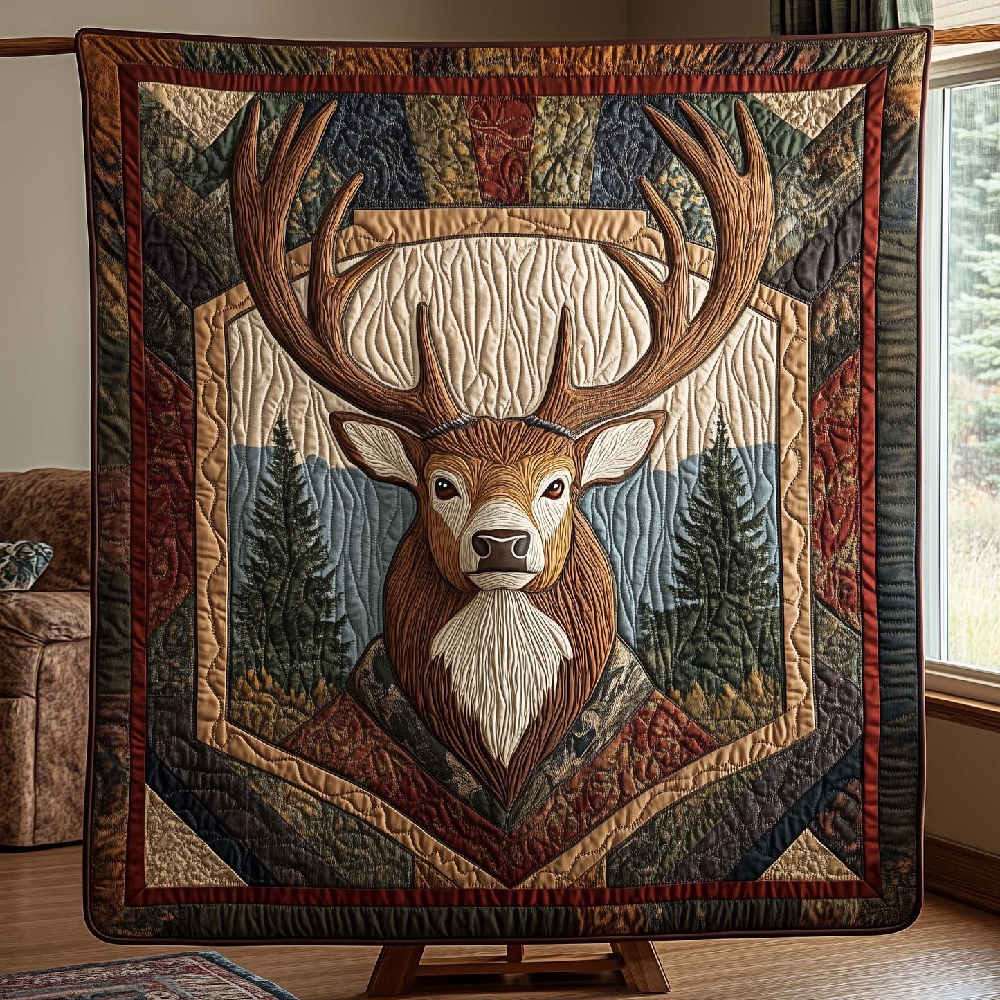 Wild Pride Quilted Blanket GFTOQA844