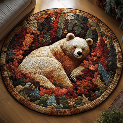 Forest Ember Quilted Round Mat GFTOQA882