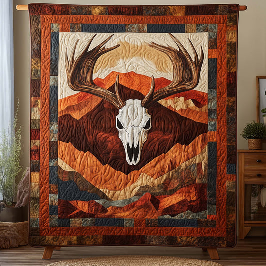 Canyon Stag Quilted Blanket GFTOQA934