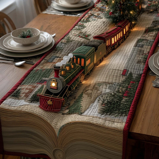 Story Train Quilted Table Runner GFTOQM1007