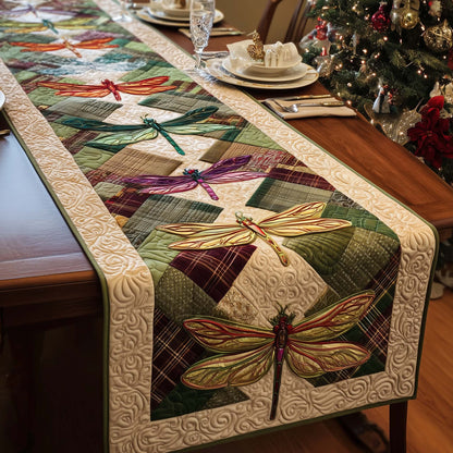 Patch Dragonfly Quilted Table Runner GFTOQM1015