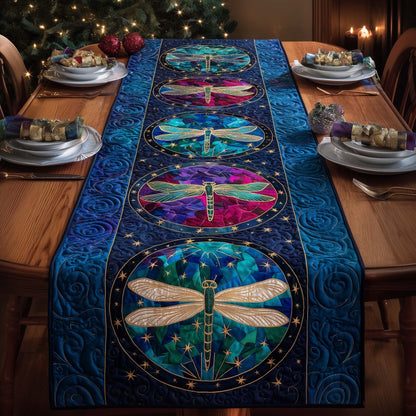 Cosmic Dragonfly Quilted Table Runner GFTOQM1018
